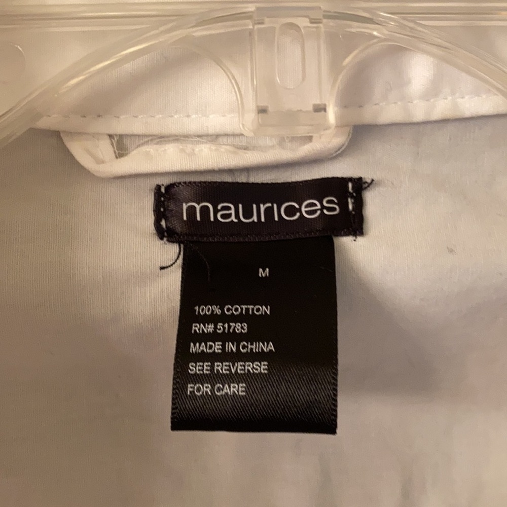 Maurices White Button Up Jacket - Picture 8 of 8